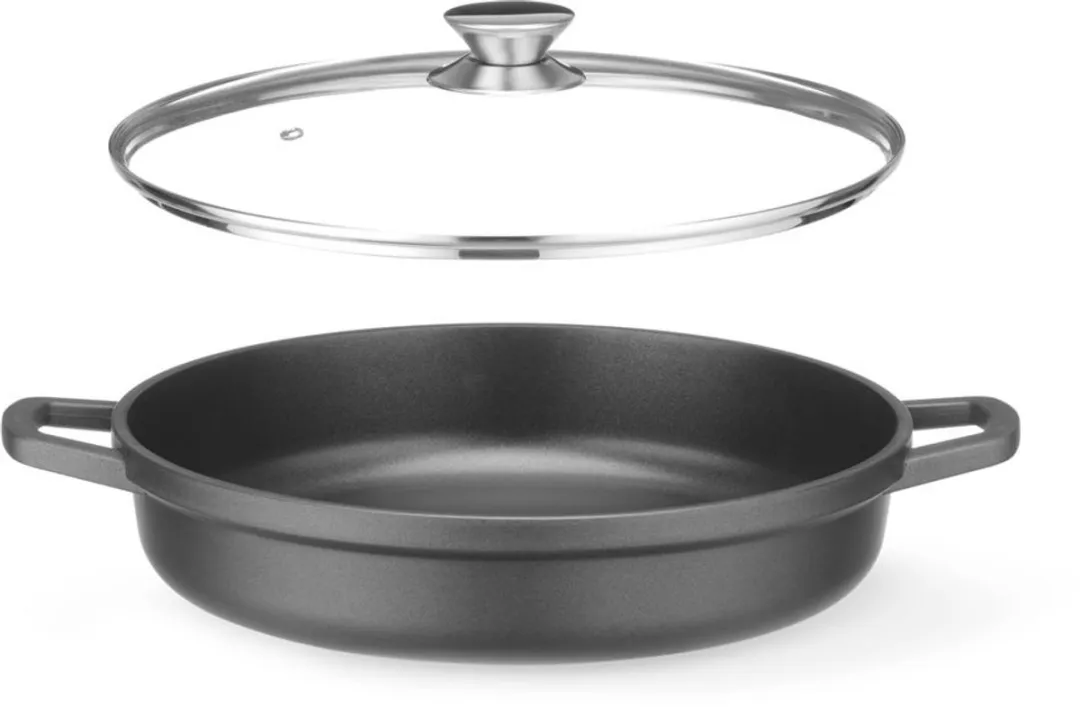 HENDI Braadpan 611012 - 4,3L - Zwart