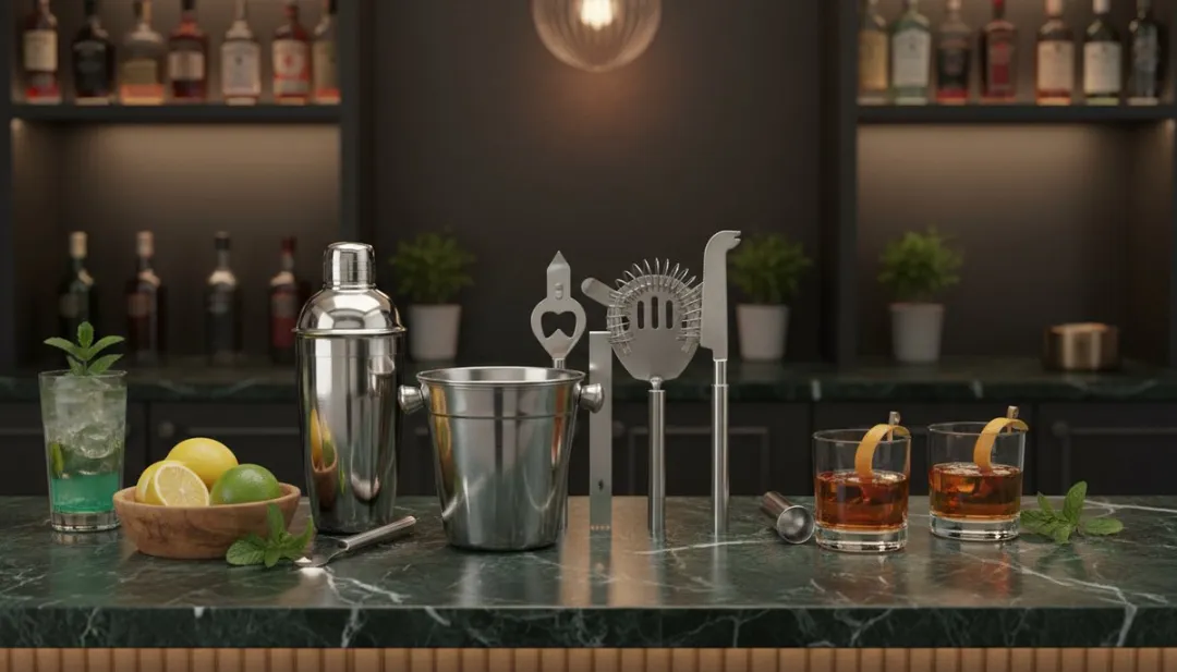 Cookinglife Cocktailset RVS 6-delig - Zilver