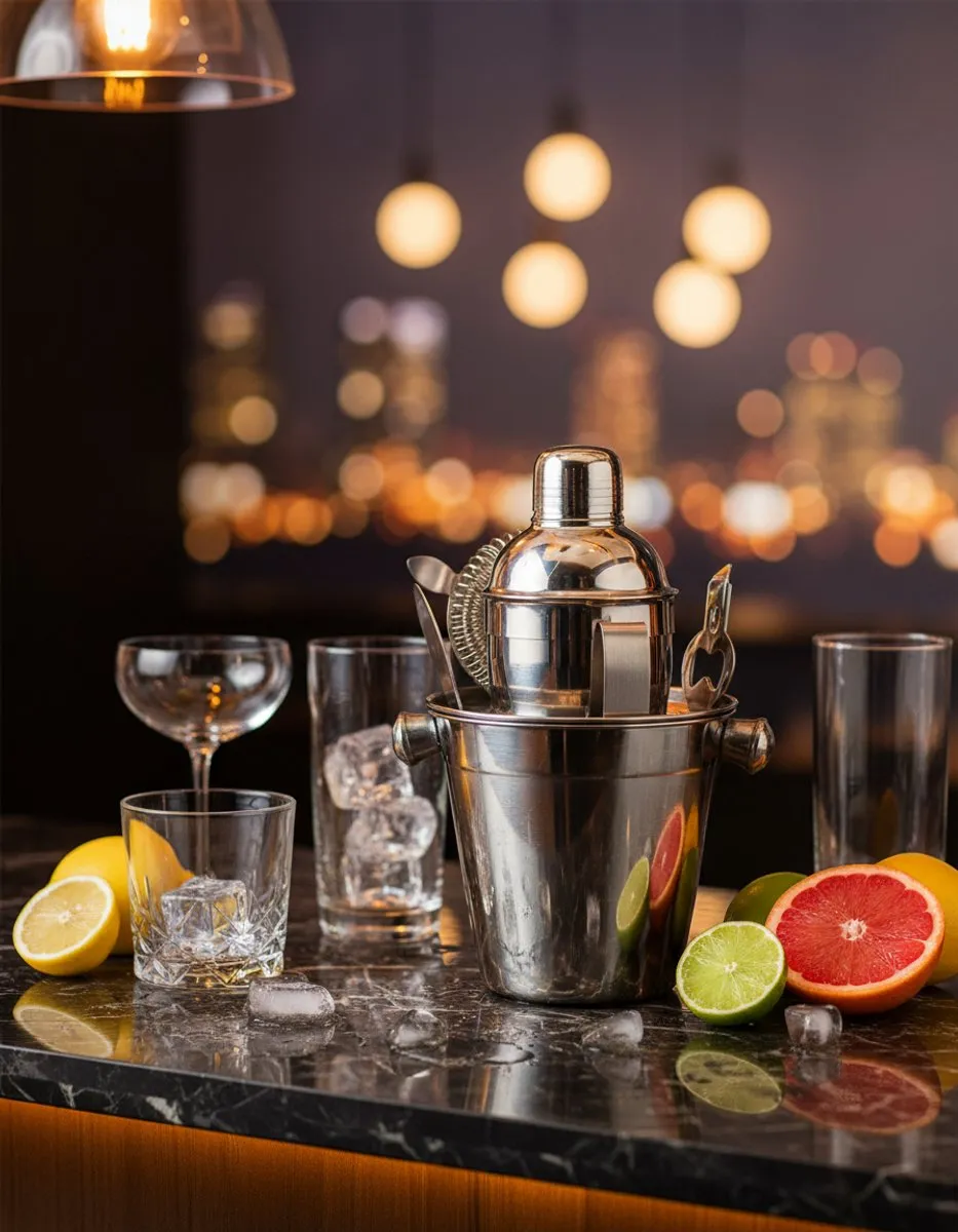Cookinglife Cocktailset RVS 6-delig - Zilver