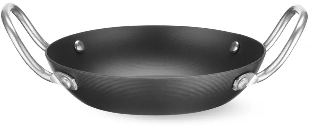 Hendi Serveerpan Carbon Staal Ø243mm - Inductie & Ovenbestendig