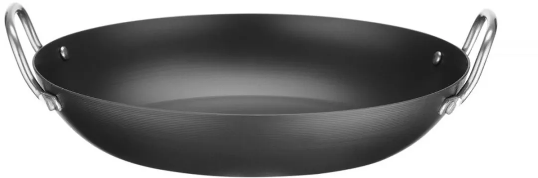 Hendi Serveerpan Carbon Staal Ø243mm - Inductie & Ovenbestendig