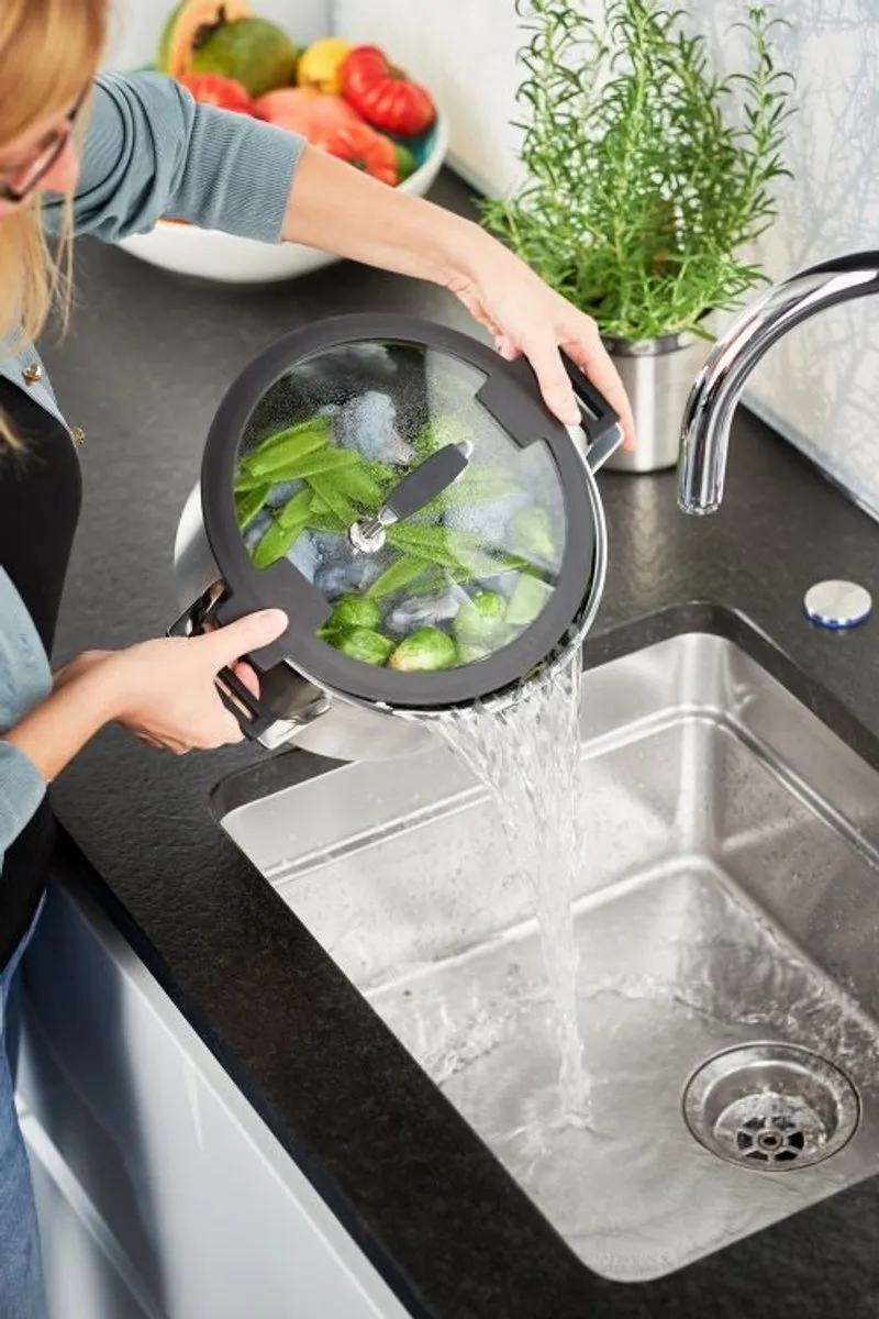 Rösle Silence Pro Pannenset 5-delig - 5,8L - Ø24cm - Zilver