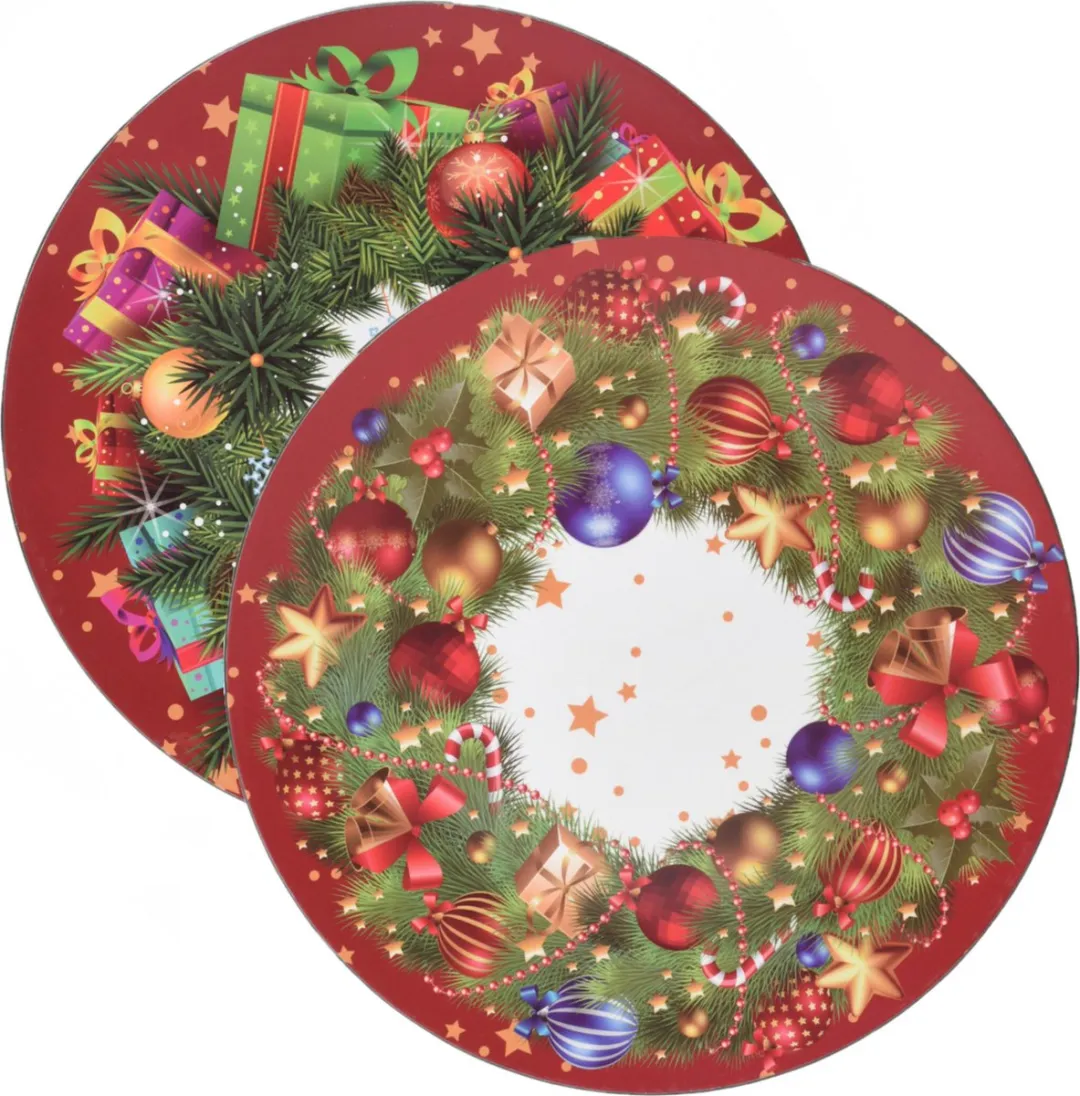 Excellent Houseware Kerstdiner Onderborden 33cm