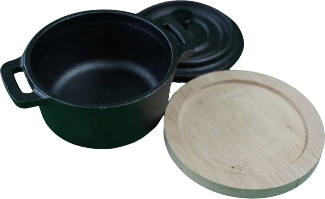Excellent Houseware Gietijzeren Pannetje 0.20L - Zwart - afbeelding 2 van 6
