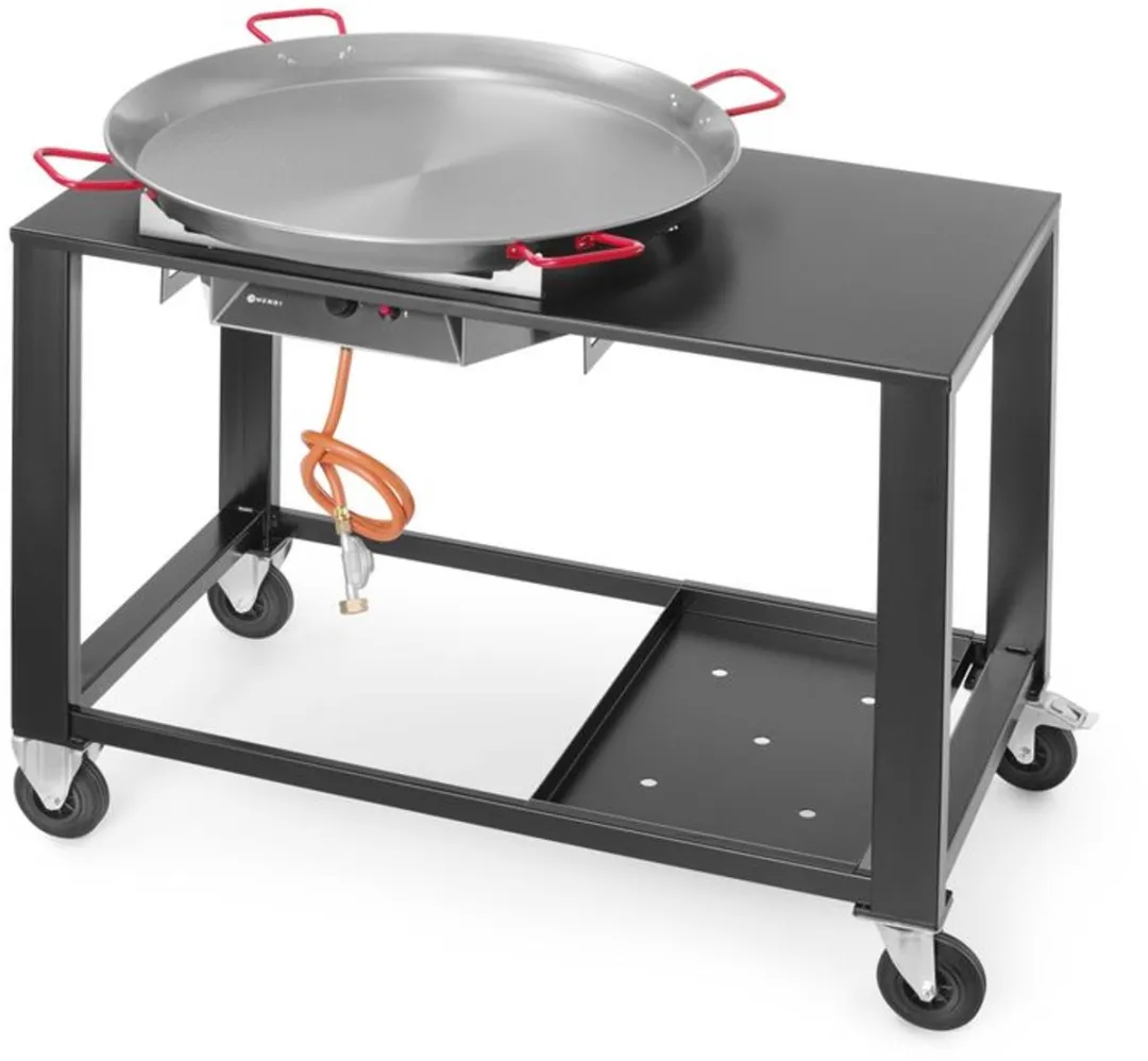 Hendi Fiesta XL Gasbarbecue 80cm - Paella & Showcooking - Rvs