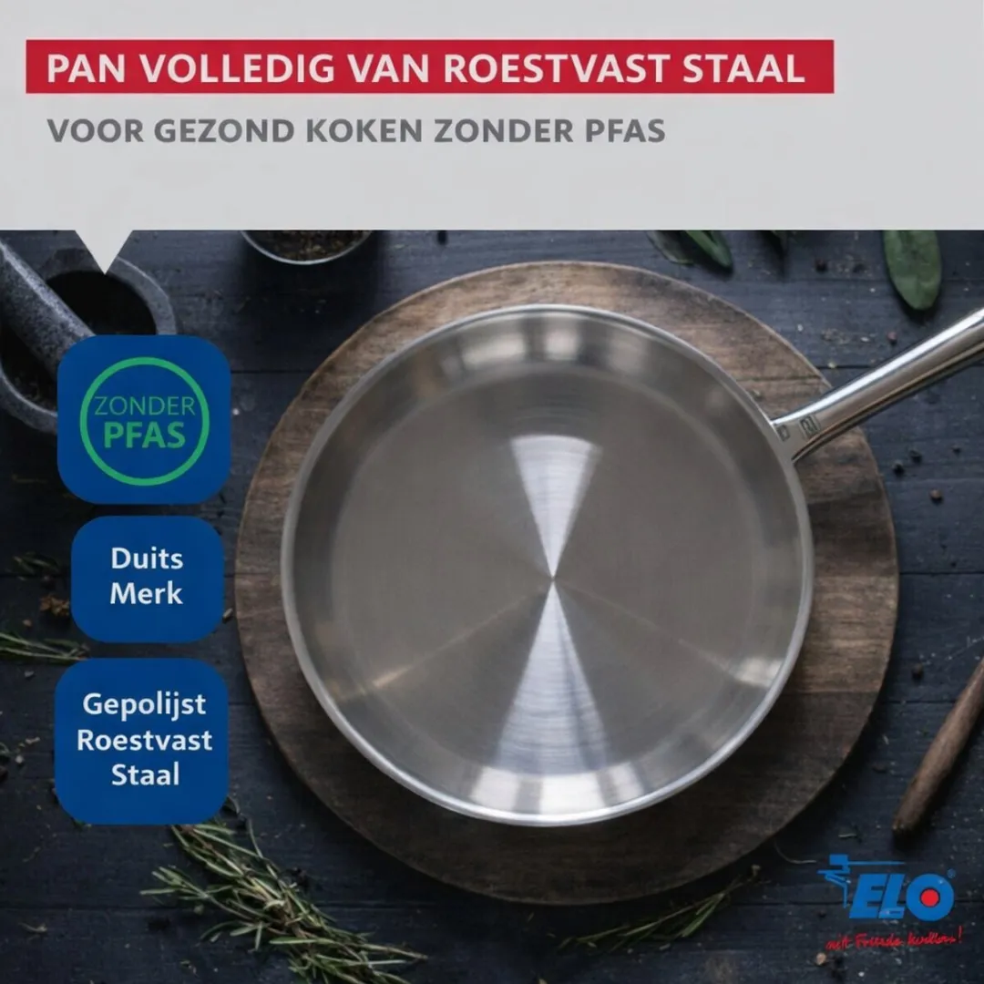 Fackelmann Elo Profi Keukengerei Set 3-delig - 24/28cm + 20cm Inductie