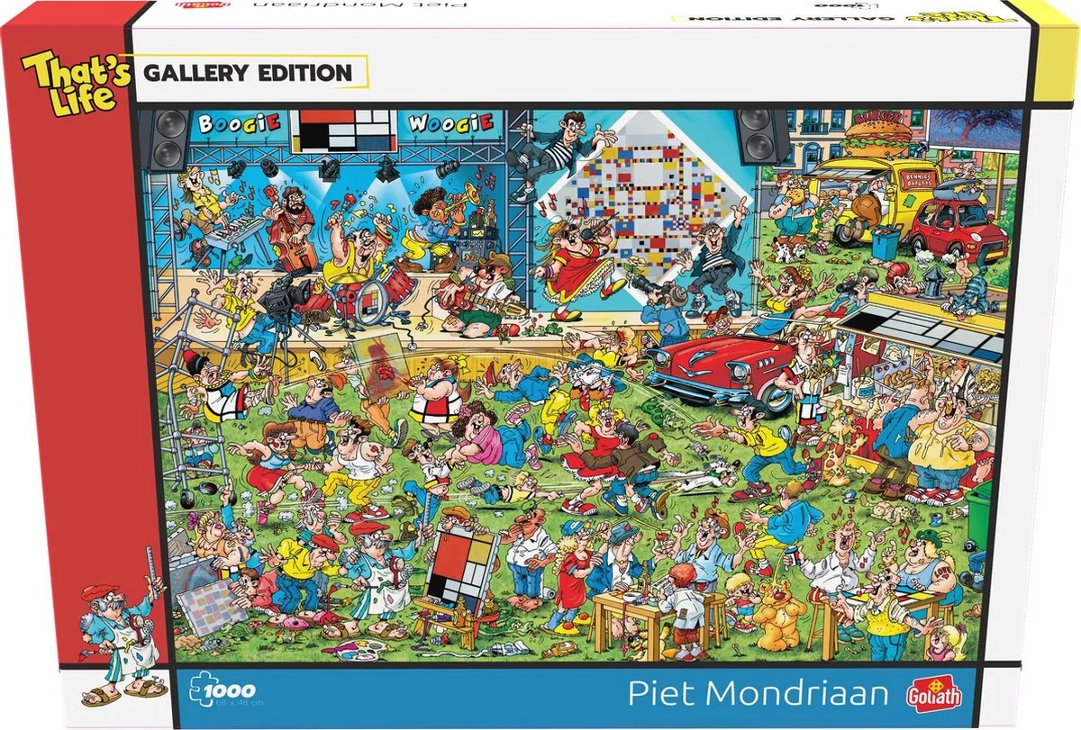 Goliath That's Life Piet Mondriaan Legpuzzel 1000 Stuks