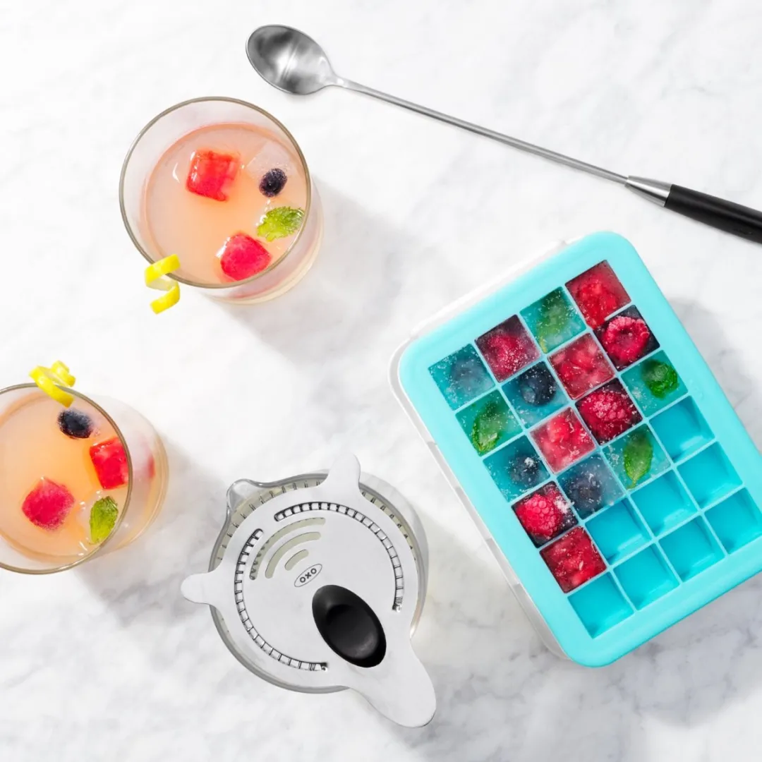 OXO Cocktailzeef SteeL - 8,8 cm - Grijs/Zwart - afbeelding 6 van 6