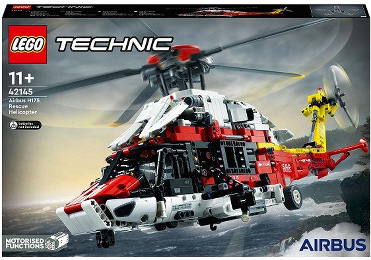 LEGO Technic Airbus H175 Reddingshelikopter Modelbouwpakket met Helikopter Model - 42145