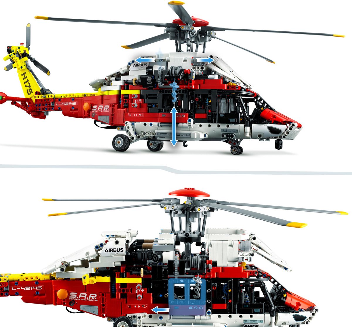 LEGO Technic Airbus H175 Reddingshelikopter Modelbouwpakket met Helikopter Model - 42145