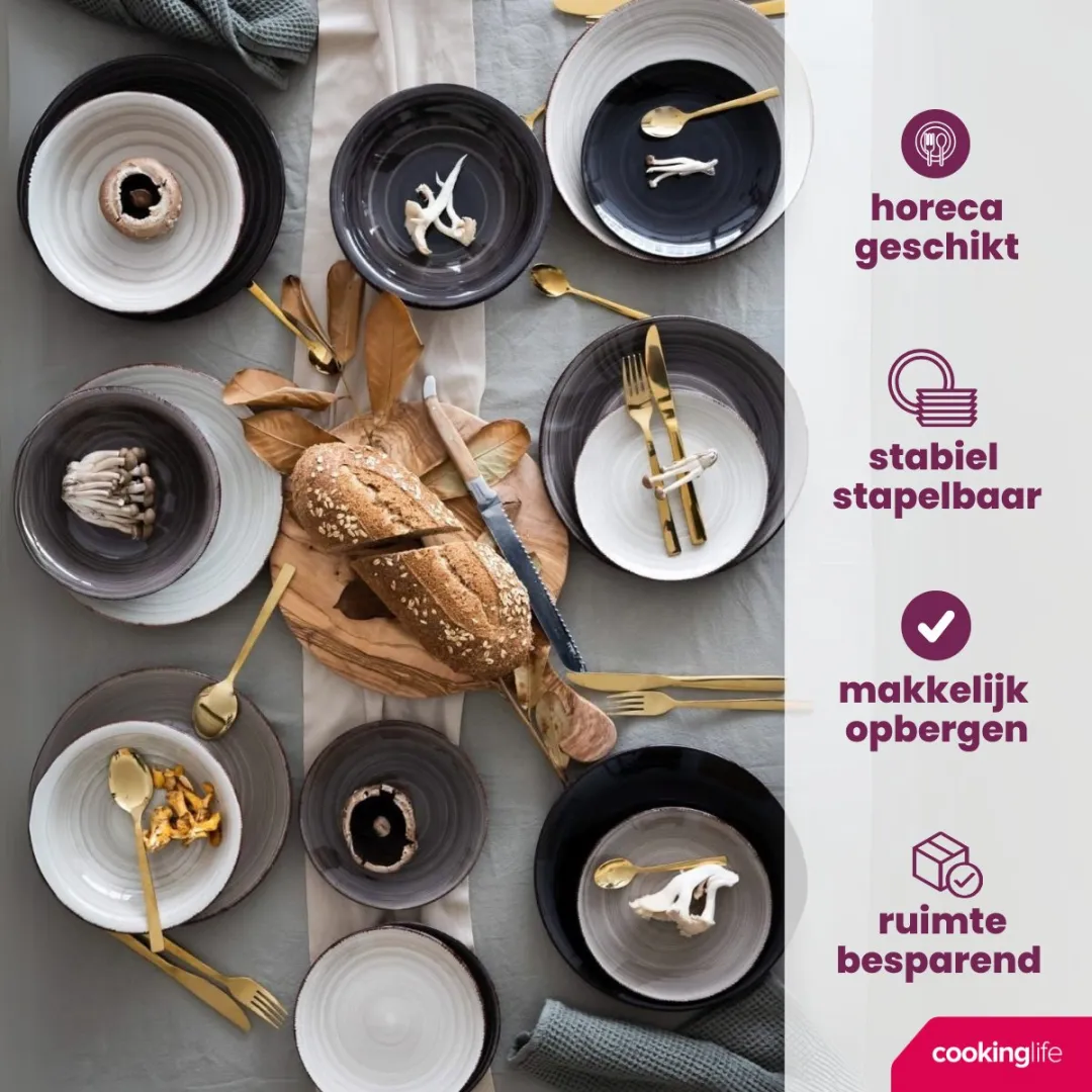 Cookinglife Kom Delice Set 6 Stuks ø14cm - Aardewerk