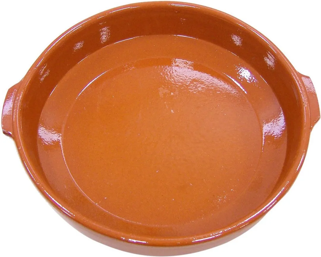 Fackelmann Sauspan Aardewerk Ø35cm - Bruin - afbeelding 3 van 3