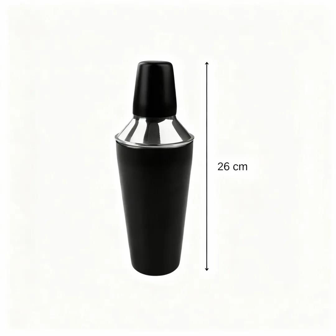 Fackelmann 49766 Cocktailshaker 750ml - Zwart