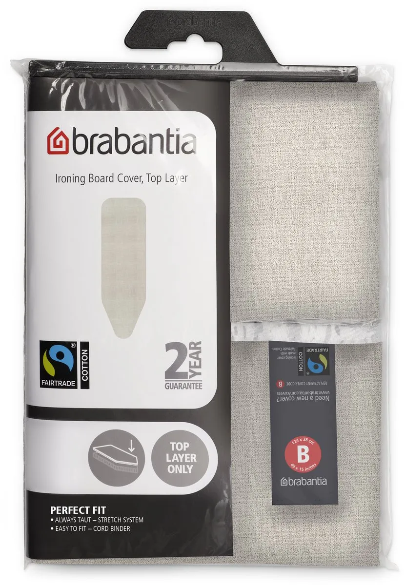 Brabantia Strijkplankhoes B 236167 - 124x38cm - Denim Grey