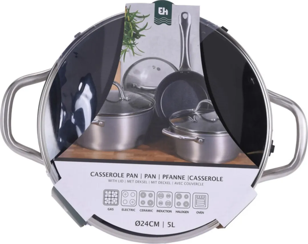 Excellent Houseware Braadpan 24cm - 3.7L - Aluminium