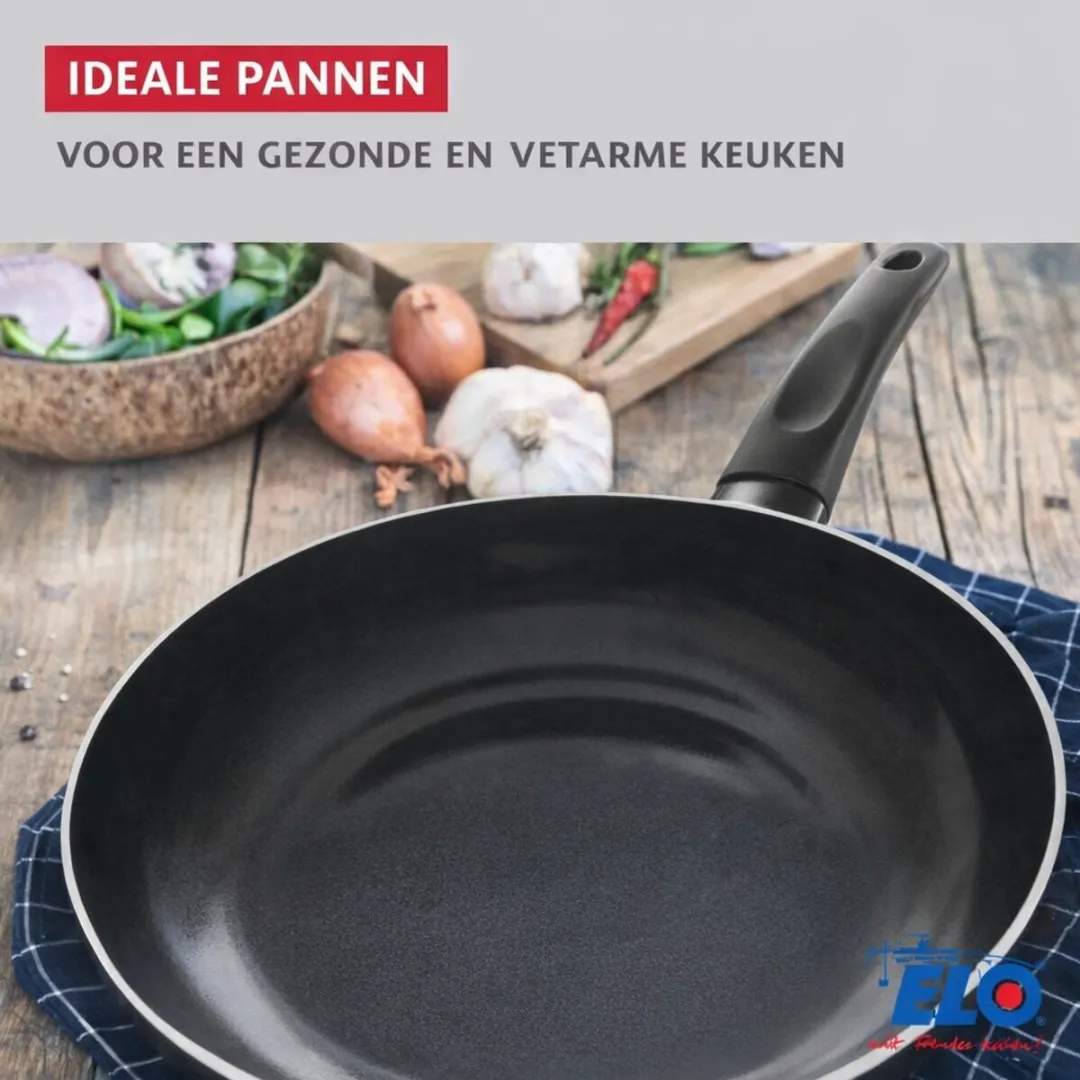 Fackelmann Elo Prima Keukengerei Set 4-delig - 28/32cm + 16/20cm Roestvrij staal
