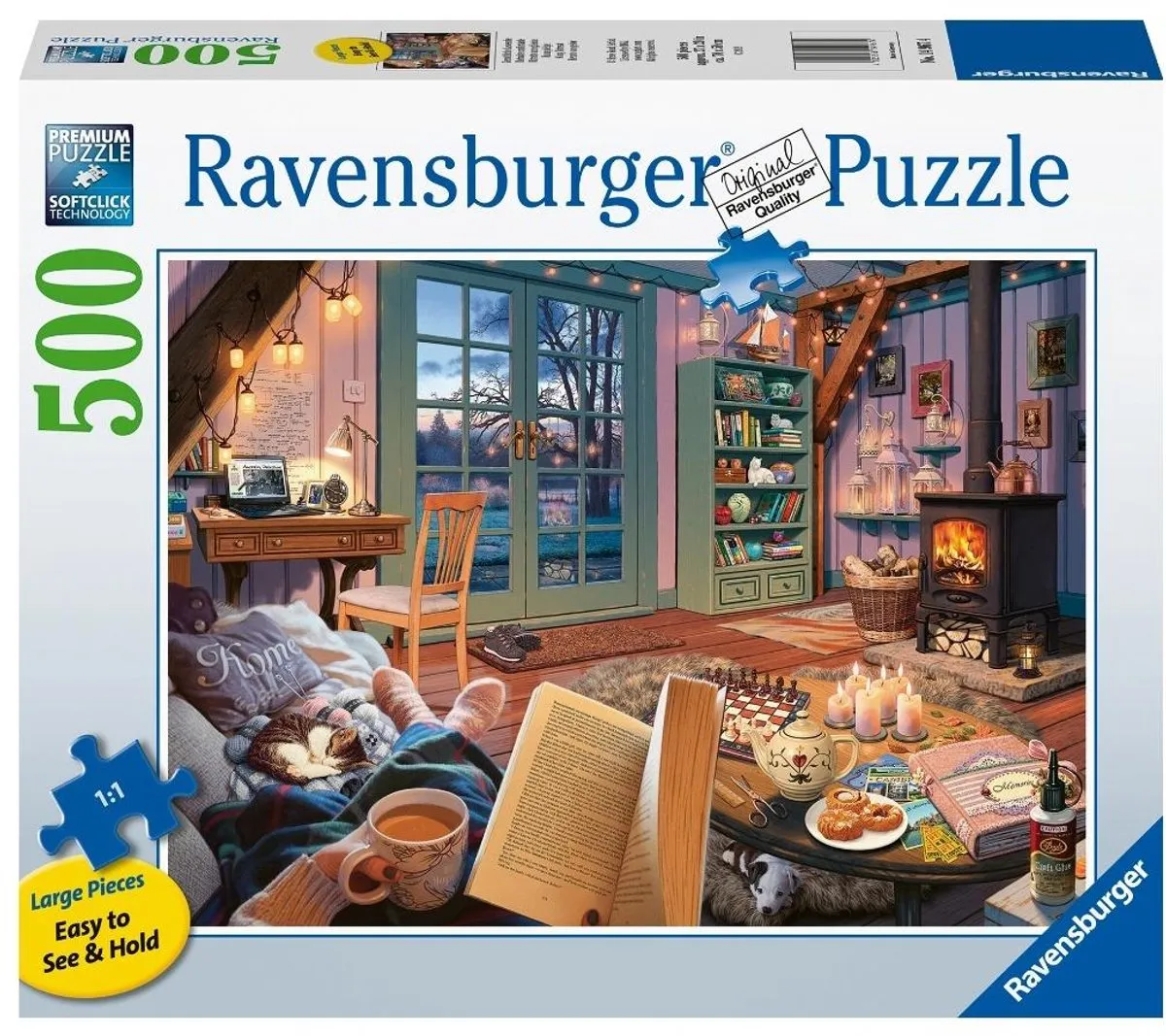 Ravensburger Cozy Retreat Legpuzzel 500 Stuks