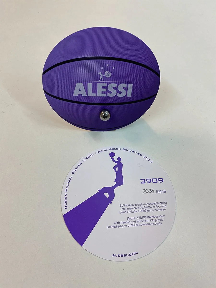 Alessi 3909 Virgil Abloh Fluitketel - Chroom - afbeelding 6 van 6