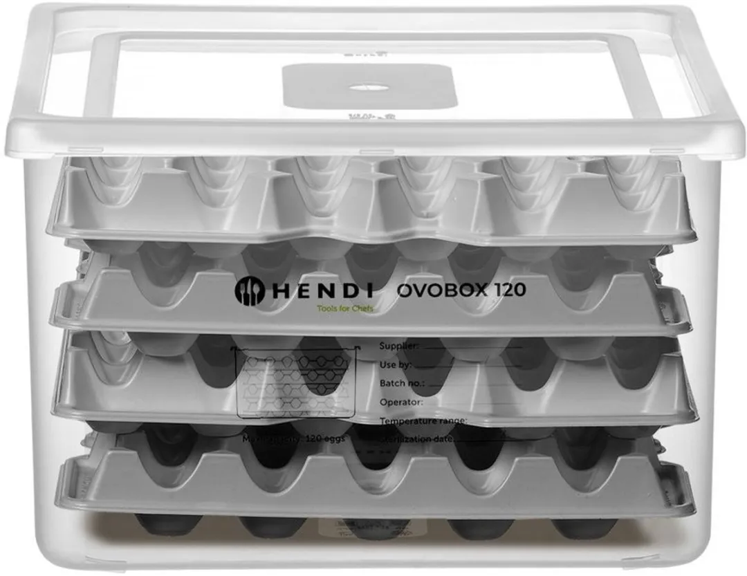 HENDI OVOBOX 120 Eiercontainer GN 2/3 - 18L - RVS - afbeelding 6 van 6
