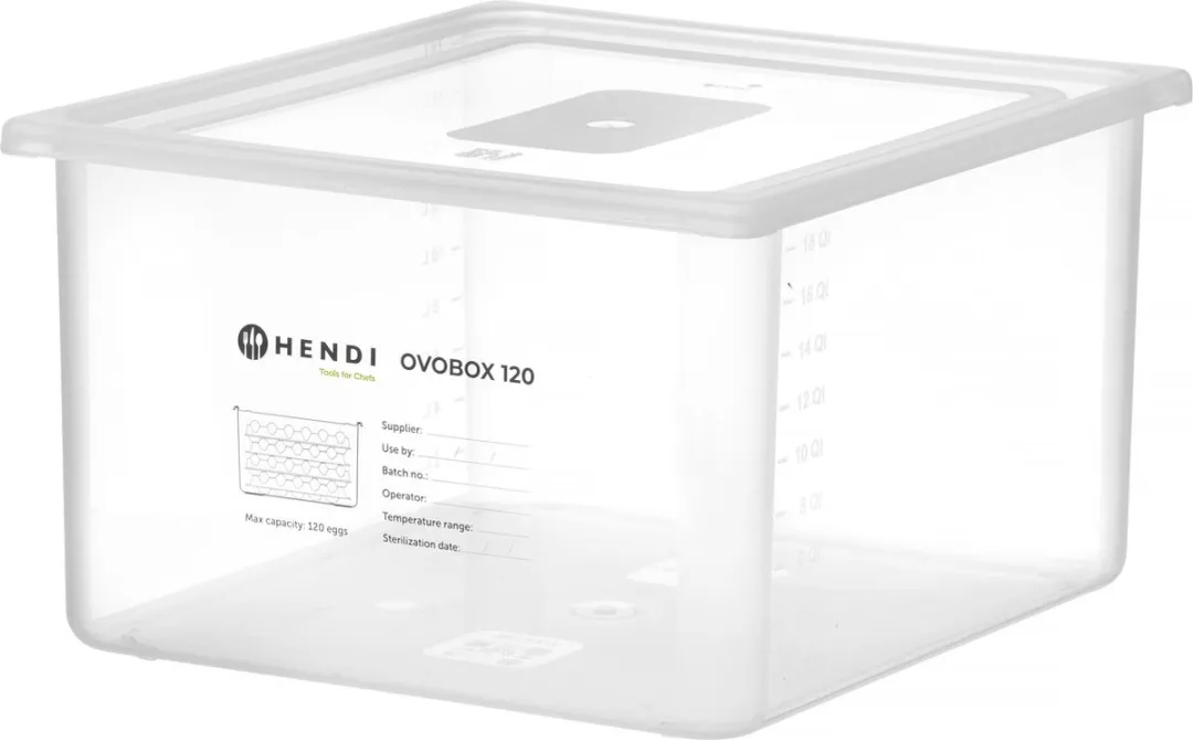 HENDI OVOBOX 120 Eiercontainer GN 2/3 - 18L - RVS