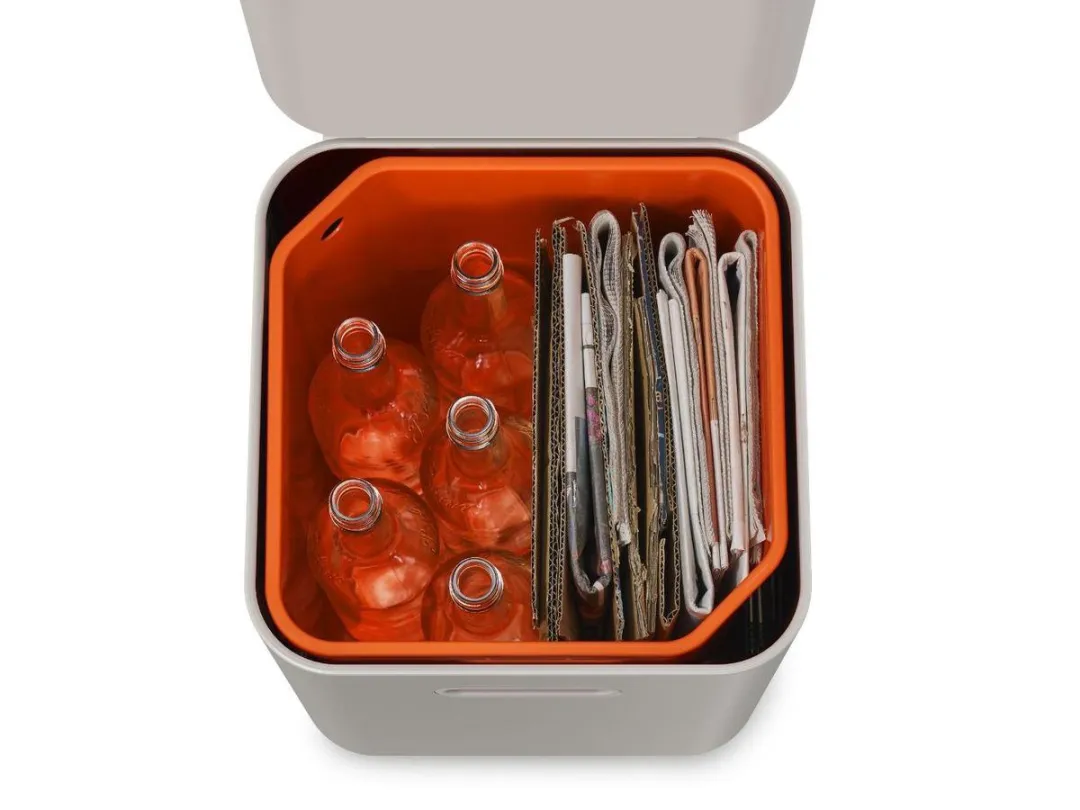 Joseph Joseph Intelligent Waste Prullenbak Totem 2.0 Compact Recycler - 40 l - Stone