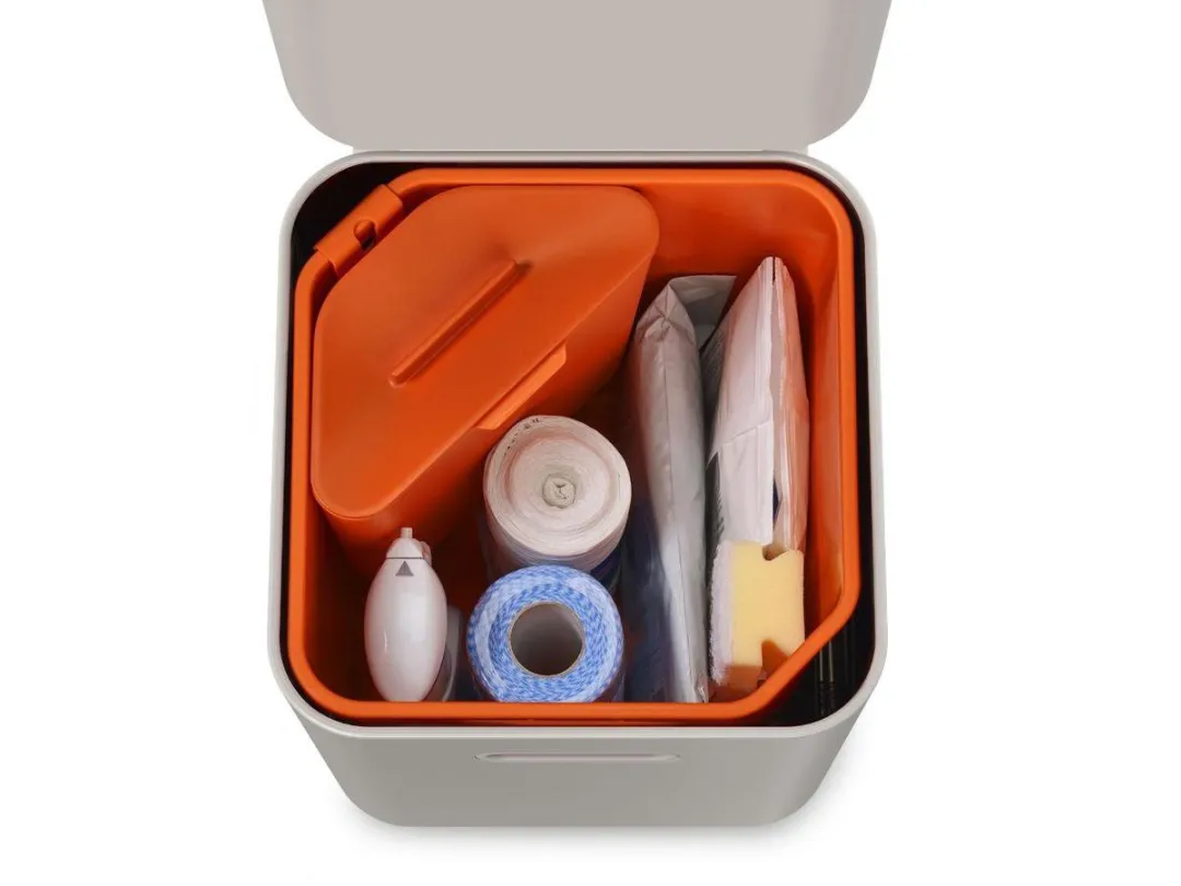 Joseph Joseph Intelligent Waste Prullenbak Totem 2.0 Compact Recycler - 40 l - Stone