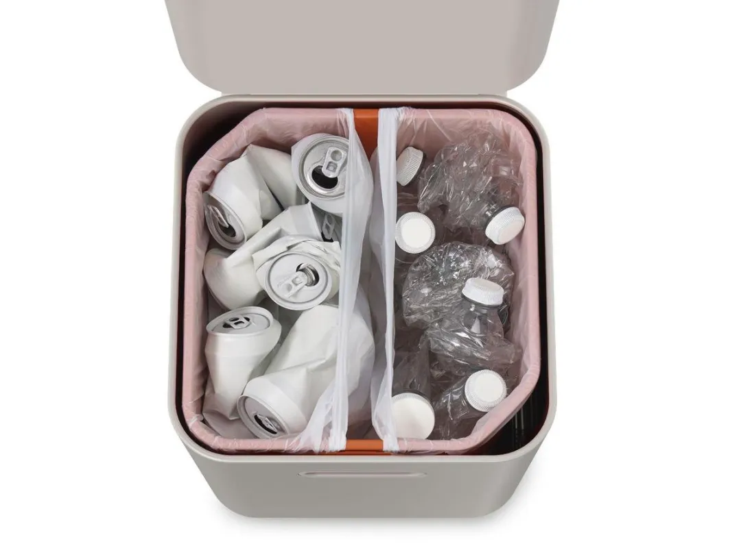 Joseph Joseph Intelligent Waste Prullenbak Totem 2.0 Compact Recycler - 40 l - Stone