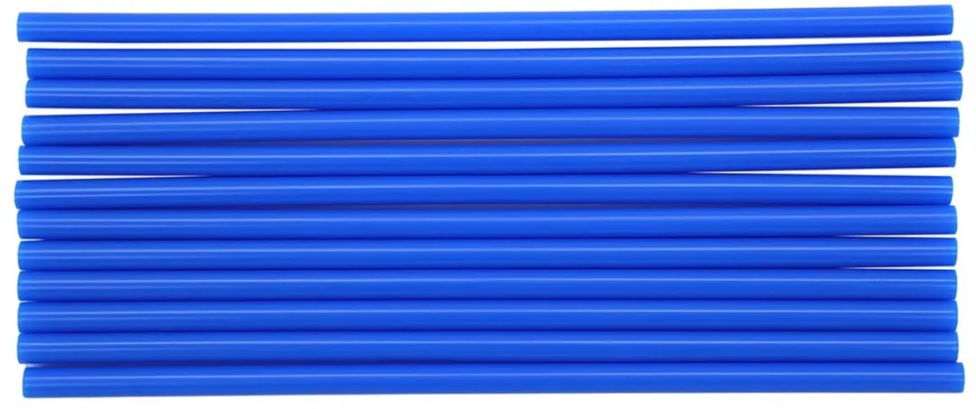Fackelmann Herbruikbaar Plastic Rietje Blauw