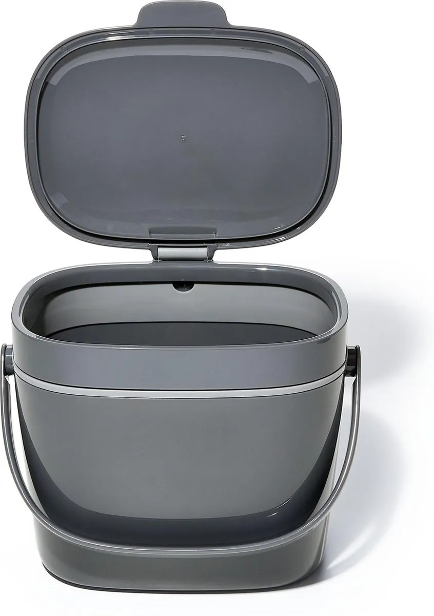 OXO - Afvalbak aanrecht - 6.5 liter - Grijs