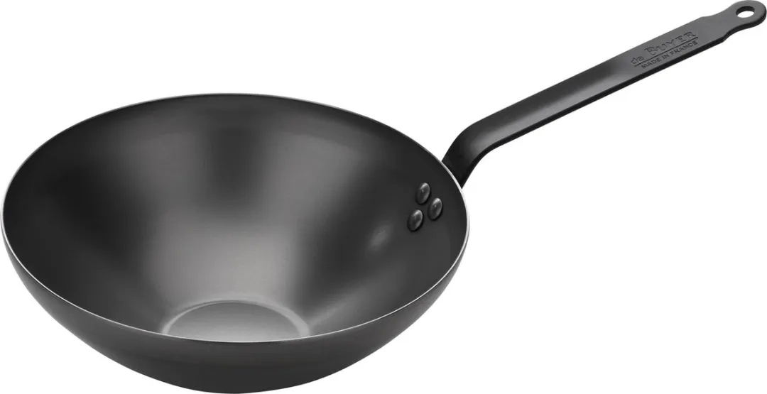 DeBuyer Mineral B Black Wok 28cm - Staal