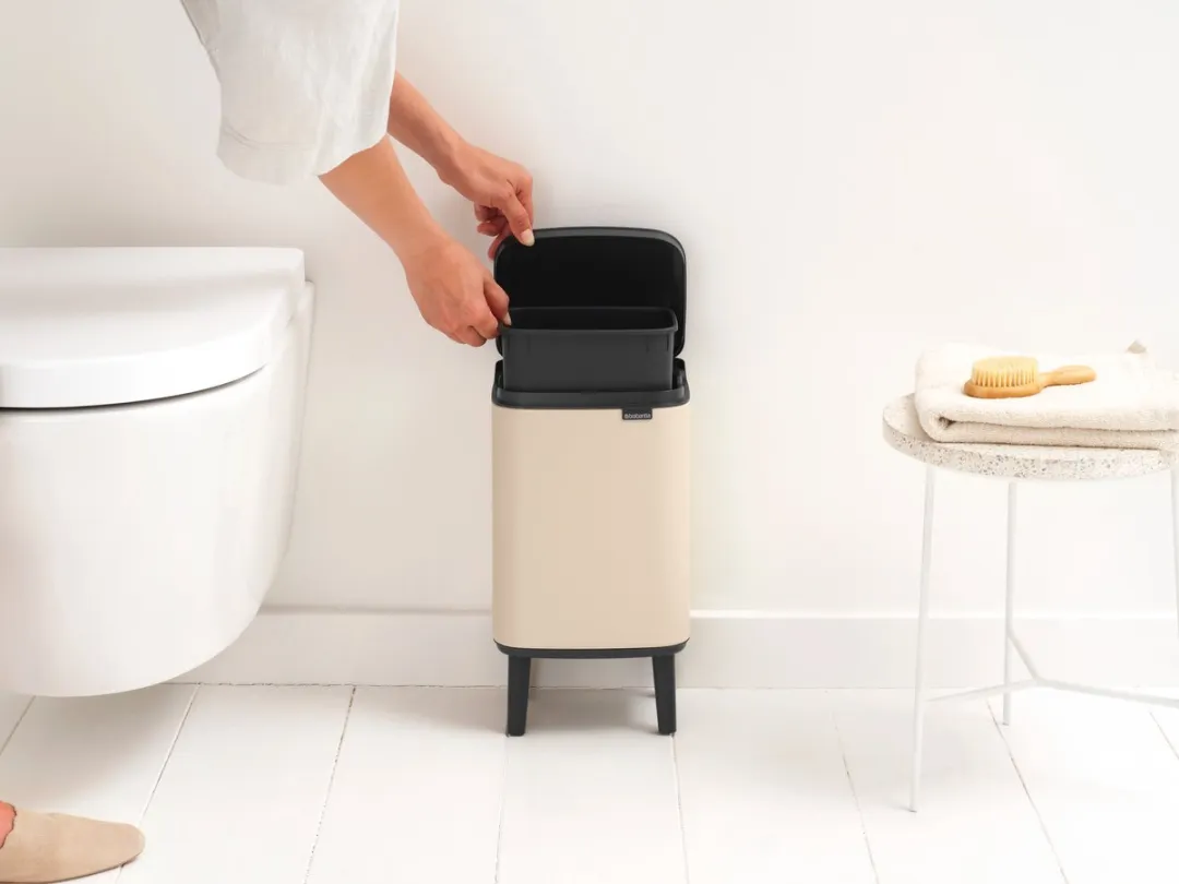 Brabantia Bo Hi Prullenbak 7L - Soft Beige