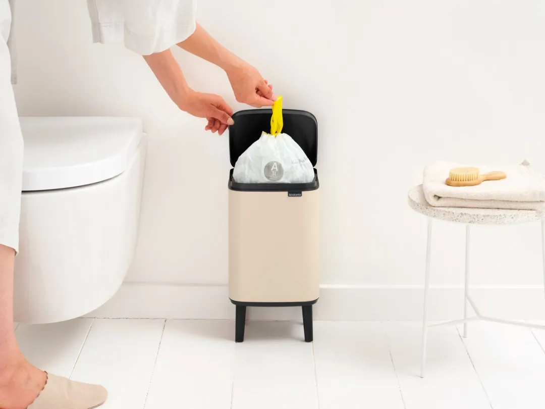Brabantia Bo Hi Prullenbak 7L - Soft Beige