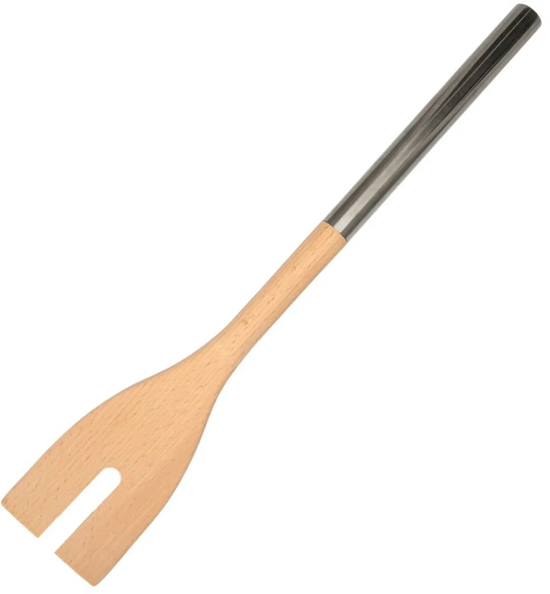 Fackelmann Saladevork Beukenhout RVS Handvat 34x6cm