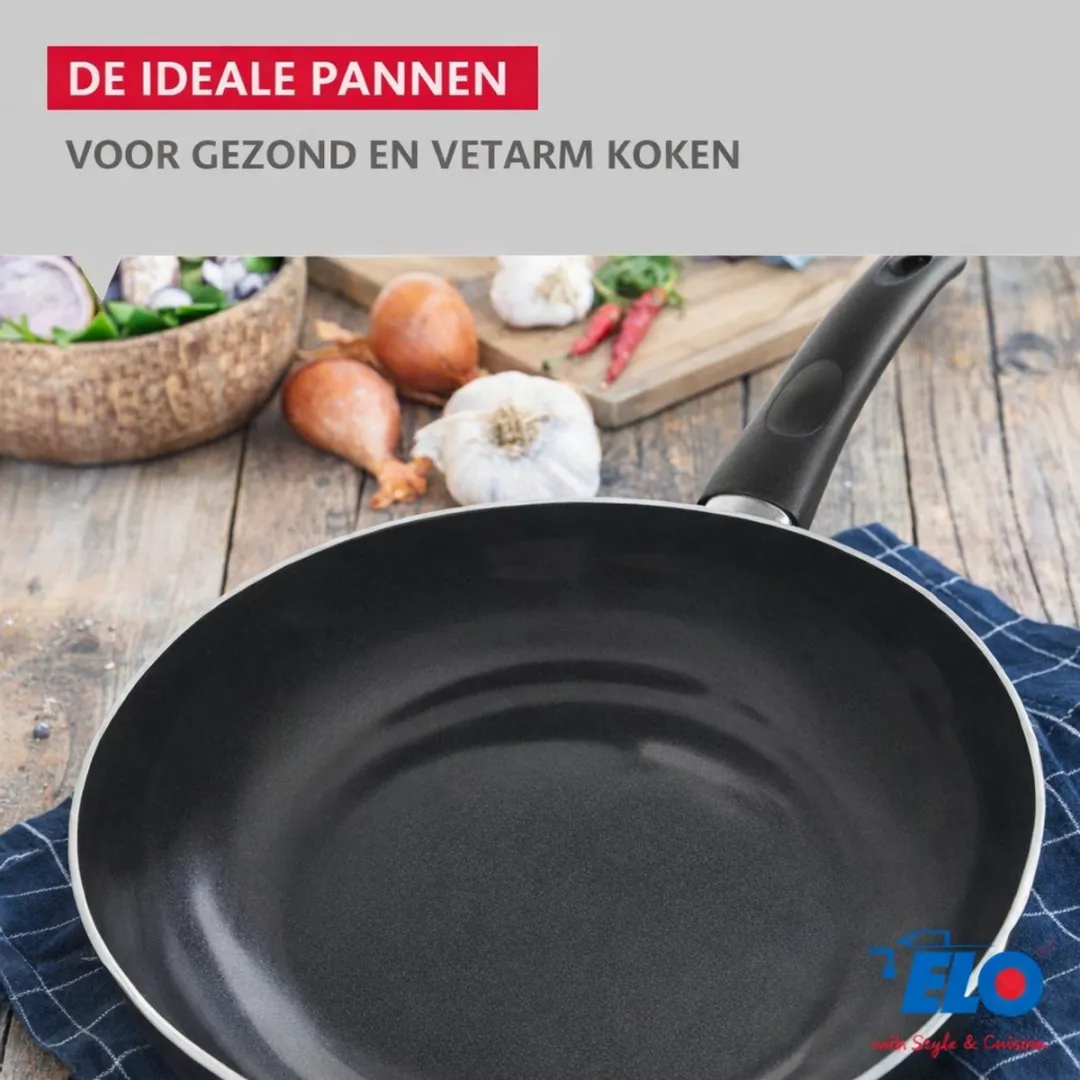 Fackelmann Elo Prima Keukengerei Set 5-delig - 2 Bakpannen 24/32cm & 3 Kookpannen 12/14/16cm