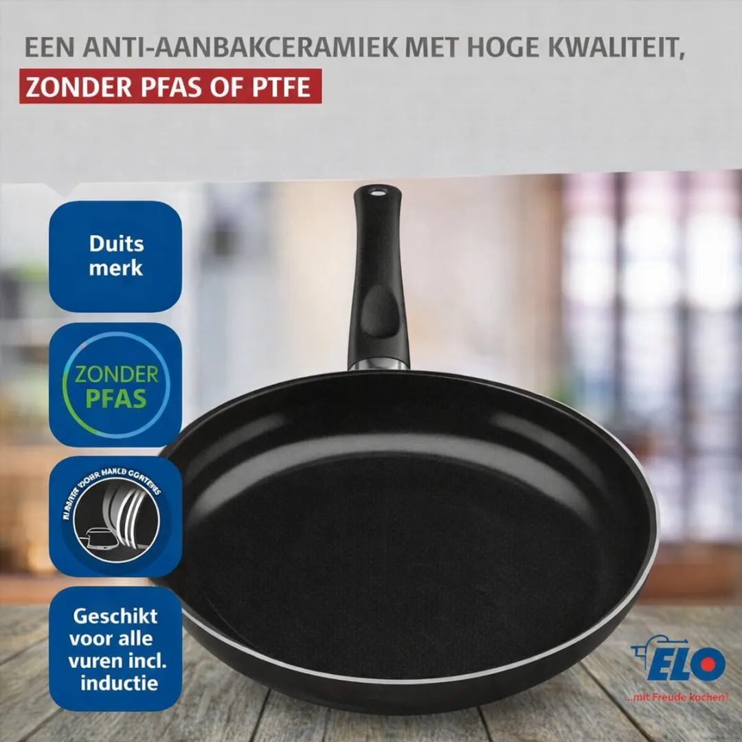 Fackelmann Elo Prima Keukengerei Set 5-delig - 2 Bakpannen 24/32cm & 3 Kookpannen 12/14/16cm