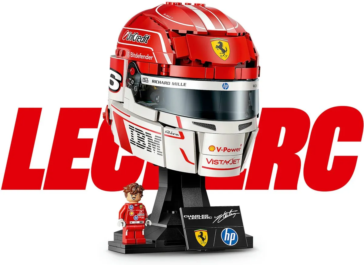LEGO Scuderia Ferrari HP Helm Charles Leclerc 43014 - 886 Stukken