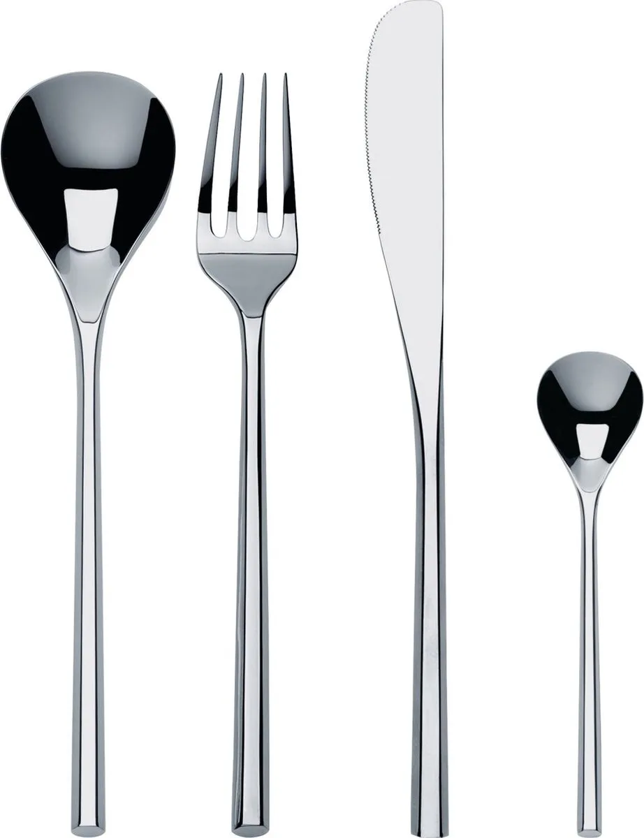 Alessi Bestekset Mu TI04S24 - 24-delig - Zilver
