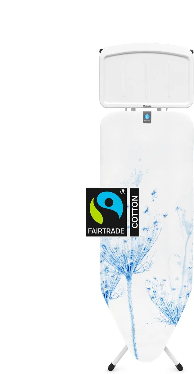 Brabantia Strijkplank C 108884 - Stoomgenerator 124x45cm - Cotton Flower