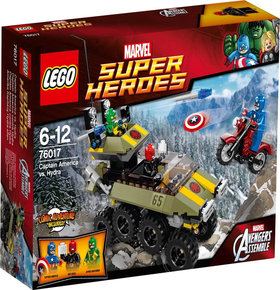 LEGO Super Heroes Captain America vs. Hydra 76017