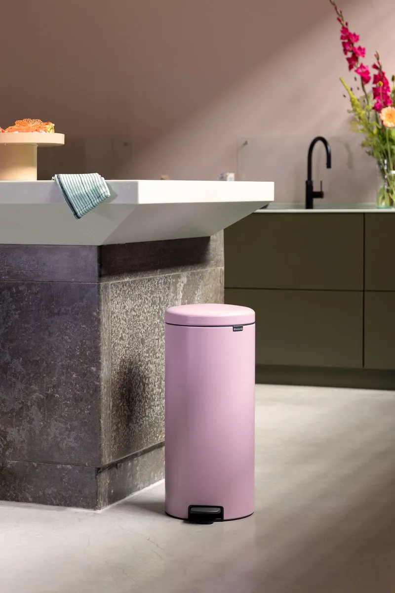 Brabantia NewIcon Prullenbak 30L - Lilac Pink