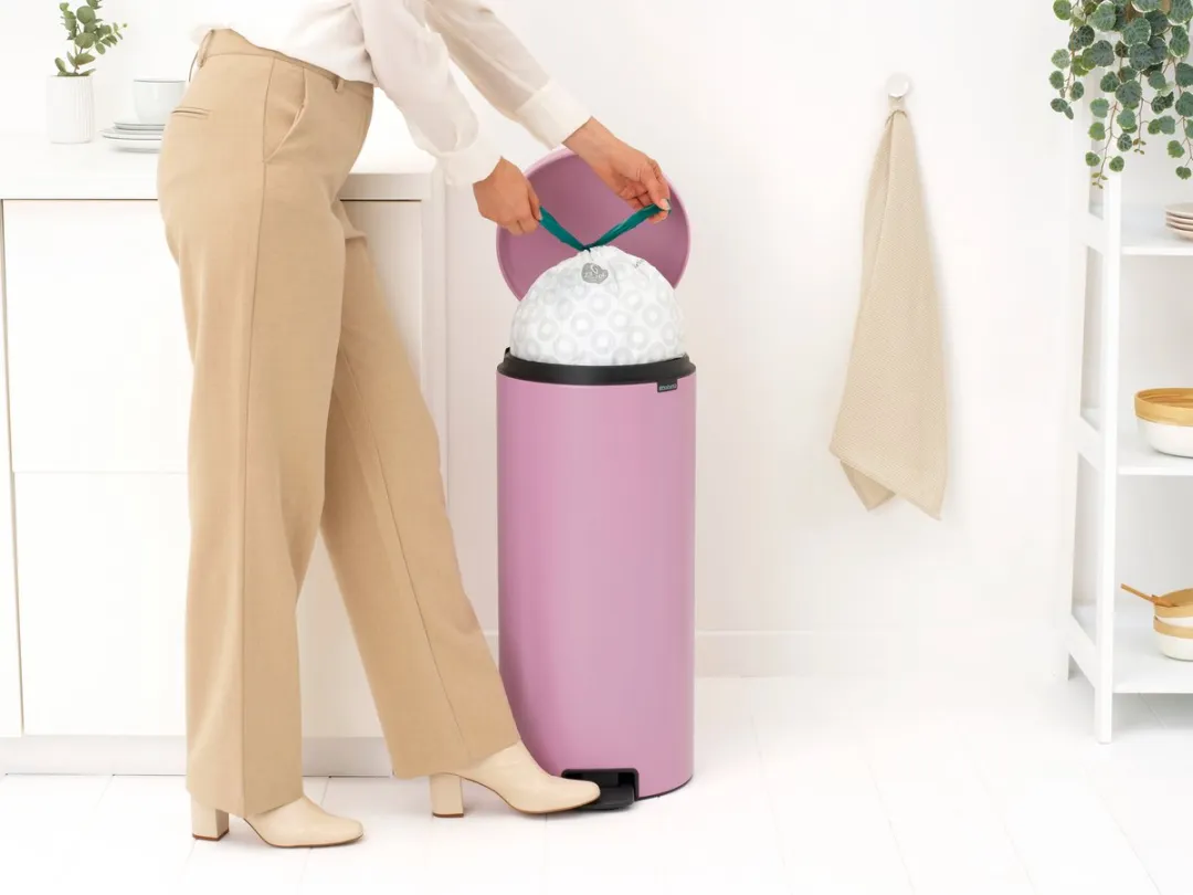 Brabantia NewIcon Prullenbak 30L - Lilac Pink