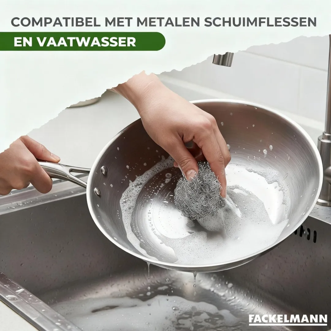 Fackelmann Koekenpan 24cm Roestvrij Staal - Inductie & Ovenbestendig - afbeelding 6 van 6