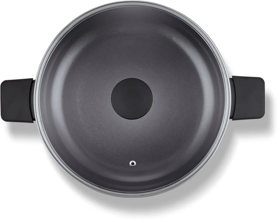 Brabantia VANTA Hapjespan 28cm - Keramische Antiaanbaklaag - Zwart