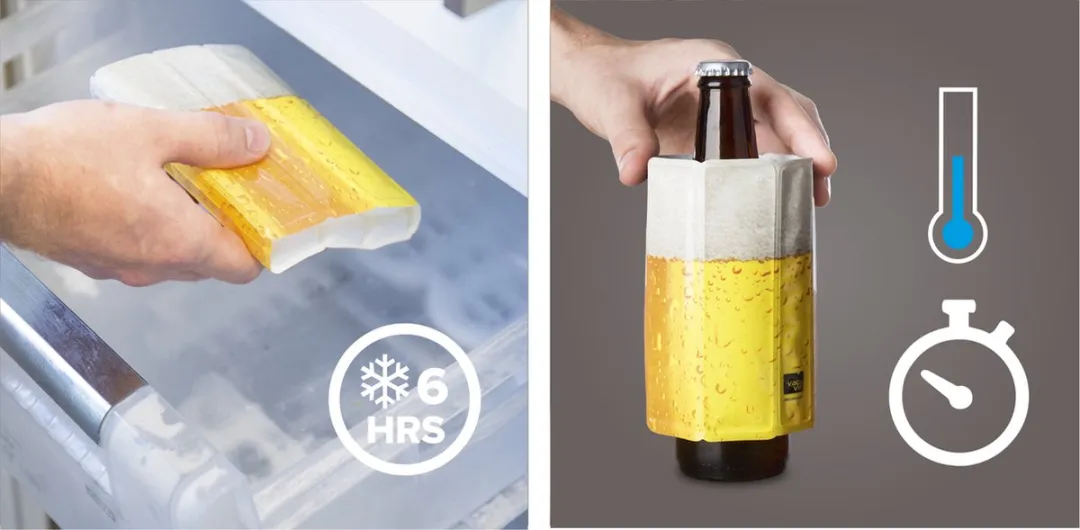 VacuVin Active Cooler Mini Bierkoeler - Bedrukt
