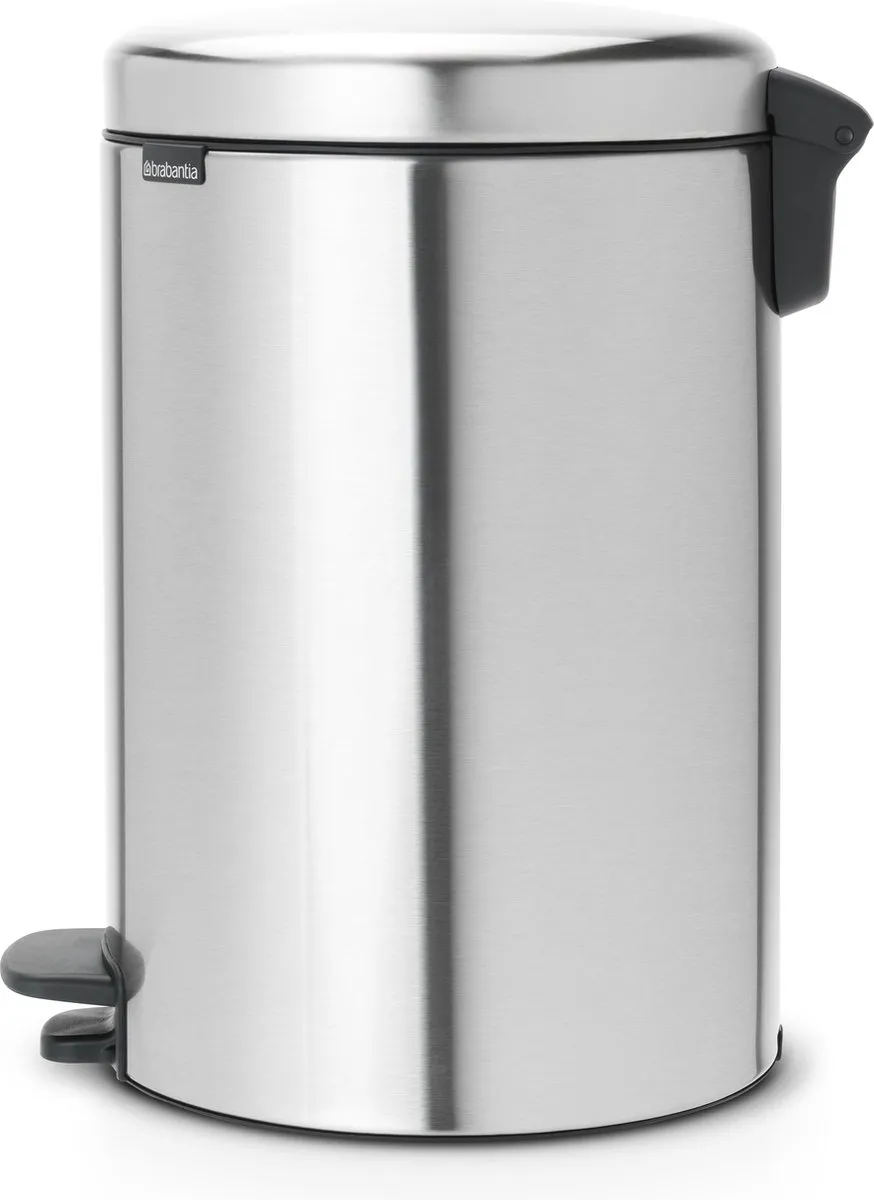 Brabantia NewIcon Prullenbak 20L Matt Steel Fingerprint Proof