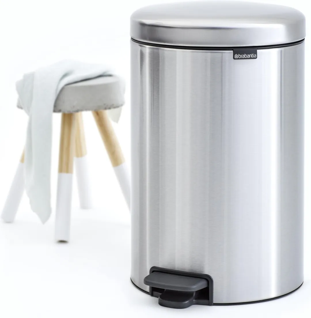 Brabantia NewIcon Prullenbak 20L Matt Steel Fingerprint Proof - afbeelding 6 van 6