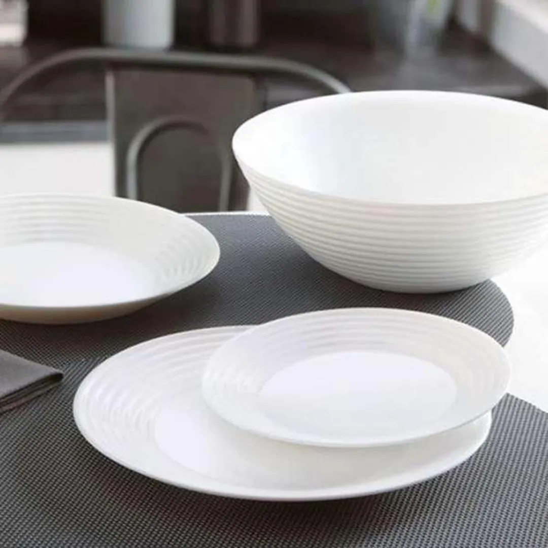 Luminarc Serviesset 19-delig - Wit - afbeelding 4 van 6