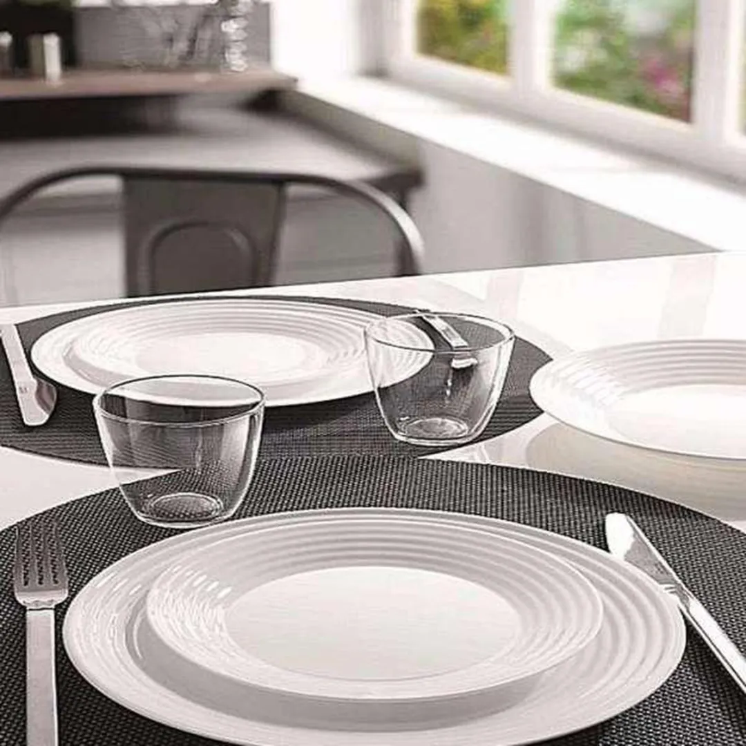 Luminarc Serviesset 19-delig - Wit - afbeelding 5 van 6