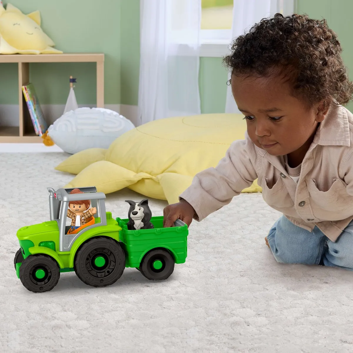 Fisher-Price Little People Tractor 2016182 - Muzikaal - Groen - afbeelding 6 van 6