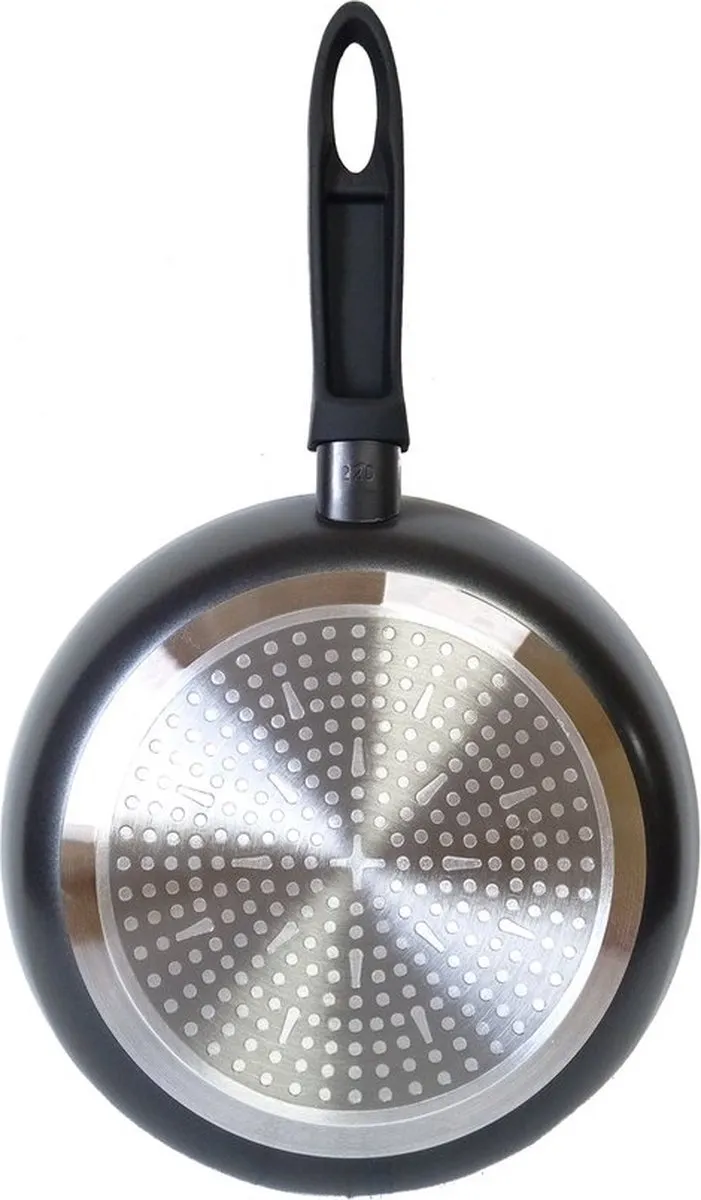 Brabantia Signal Koekenpan 28cm - Keramische anti-aanbaklaag - Zwart